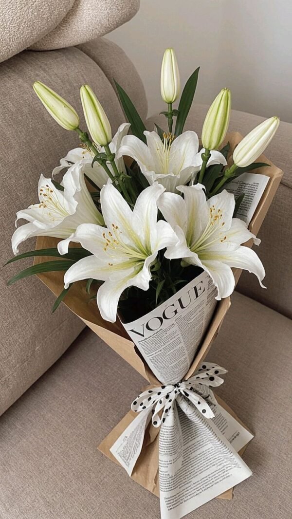 White lillies